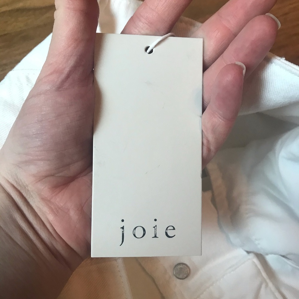 Joie Laurelle Porcelain High Waisted Cropped Jeans - Picture 10 of 13